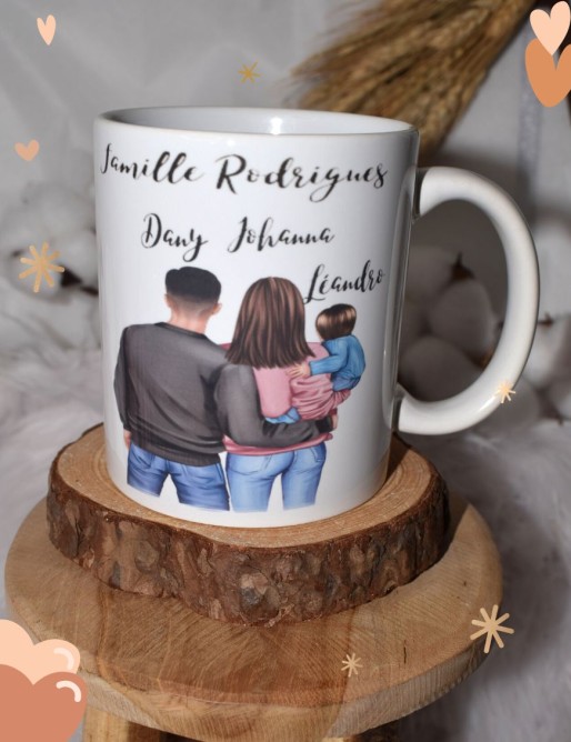 Mug personnalisé FAMILLE