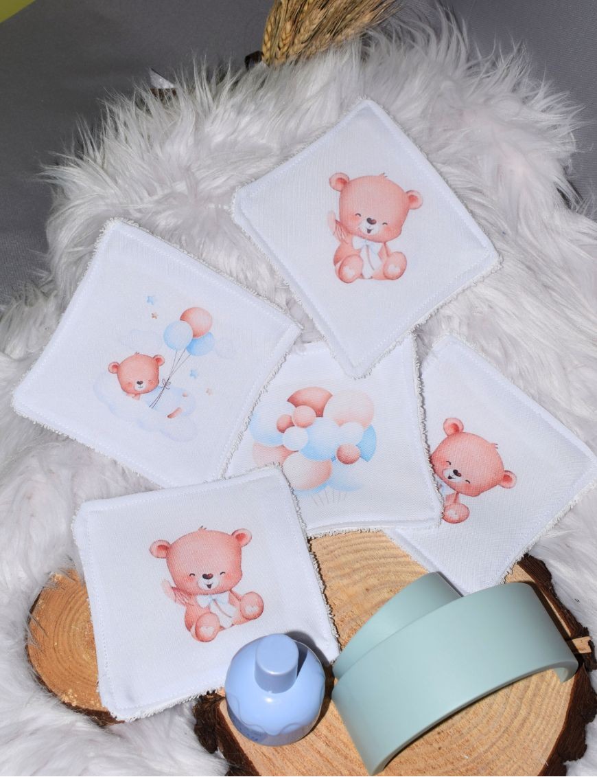 Lingettes lavables TEDDY LILOU