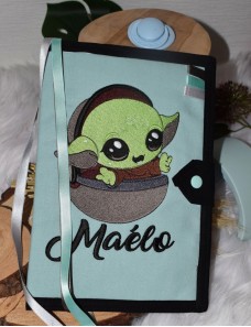 Protège carnet de santé personnalisé YODA