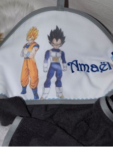 Cape de bain personnalisée DBZ sublimation