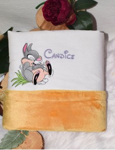 Couverture bébé personnalisée – PANPAN MORT DE RIRE