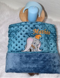 Couverture bébé personnalisée brodée avec prénom ou texte.
