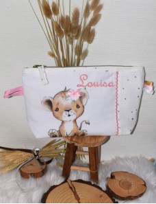 Trousse de toilette personnalisée LIONNE BABY