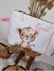 Trousse de toilette personnalisée LIONNE BABY