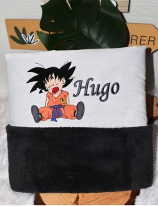 Couverture bébé personnalisée brodée avec prénom ou texte.