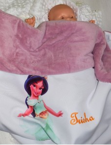 Couverture bébé personnalisée – JASMINE