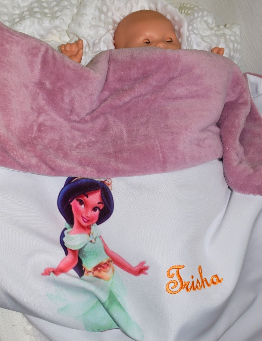 Couverture bébé personnalisée – JASMINE