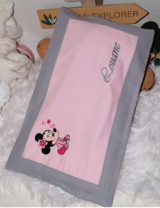Taie d'oreiller personnalisée pour bébé avec prénom et motifs mignons