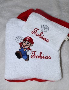 Peignoir bébé et enfant personnalisé avec prénom brodé.