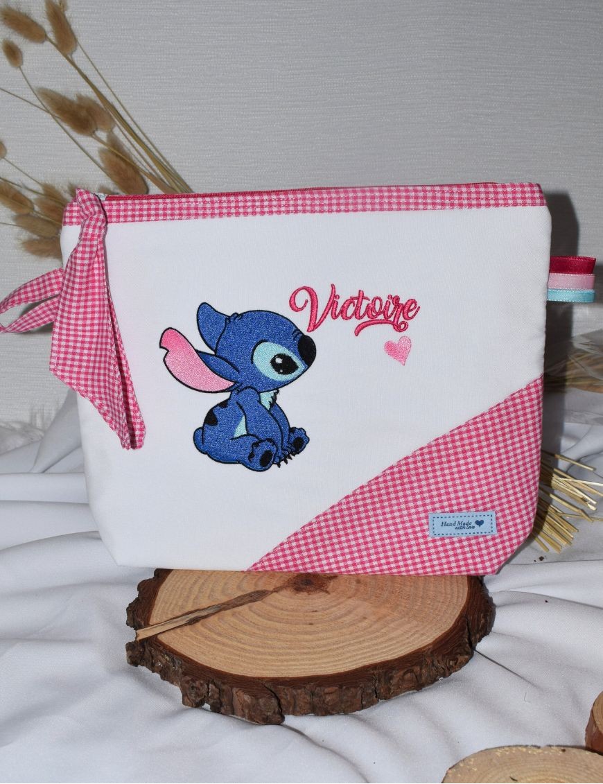 Trousse de toilette personnalisée STITCH