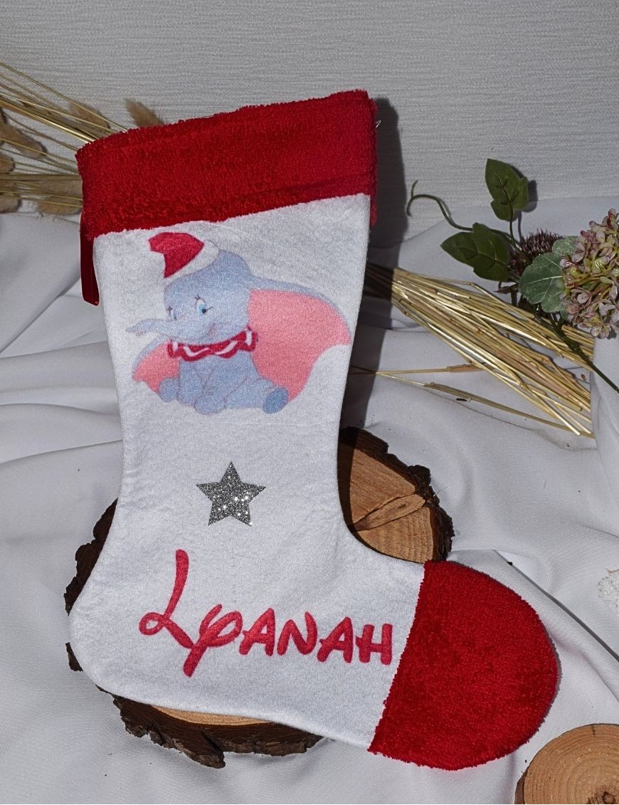 Botte de noël personnalisée DUMBO