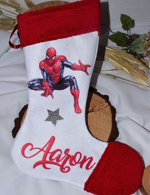 Botte de noël personnalisée SPIDERMAN