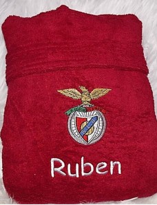 Peignoir adulte personnalisé BENFICA