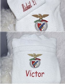 Peignoir adulte personnalisé BENFICA