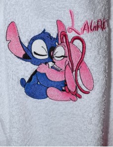 Peignoir de bain enfant personnalisé STITCH