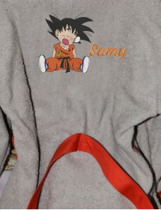 Peignoir Bébé et Enfant Personnalisé – Douceur et Broderie – DRAGON BALL Z