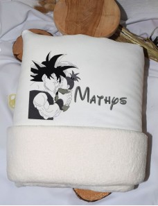 Couverture bébé personnalisée brodée avec prénom ou texte.