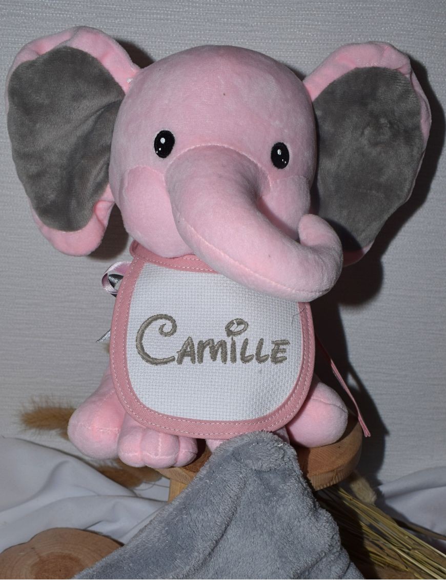 Peluche ELEPHANT personnalisée