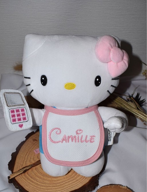 Peluche HELLO KITTY personnalisée