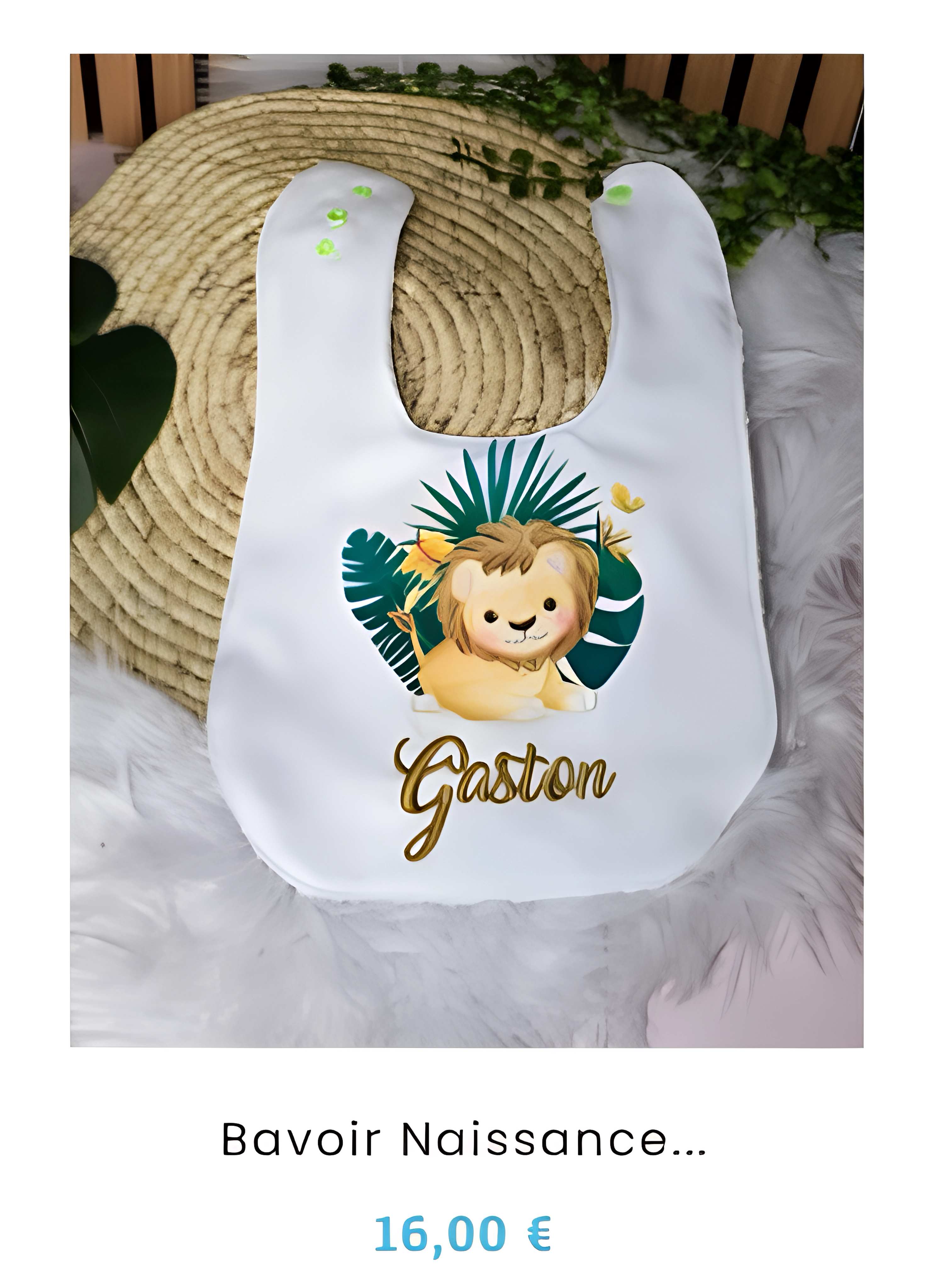 Bavoir personnalisé