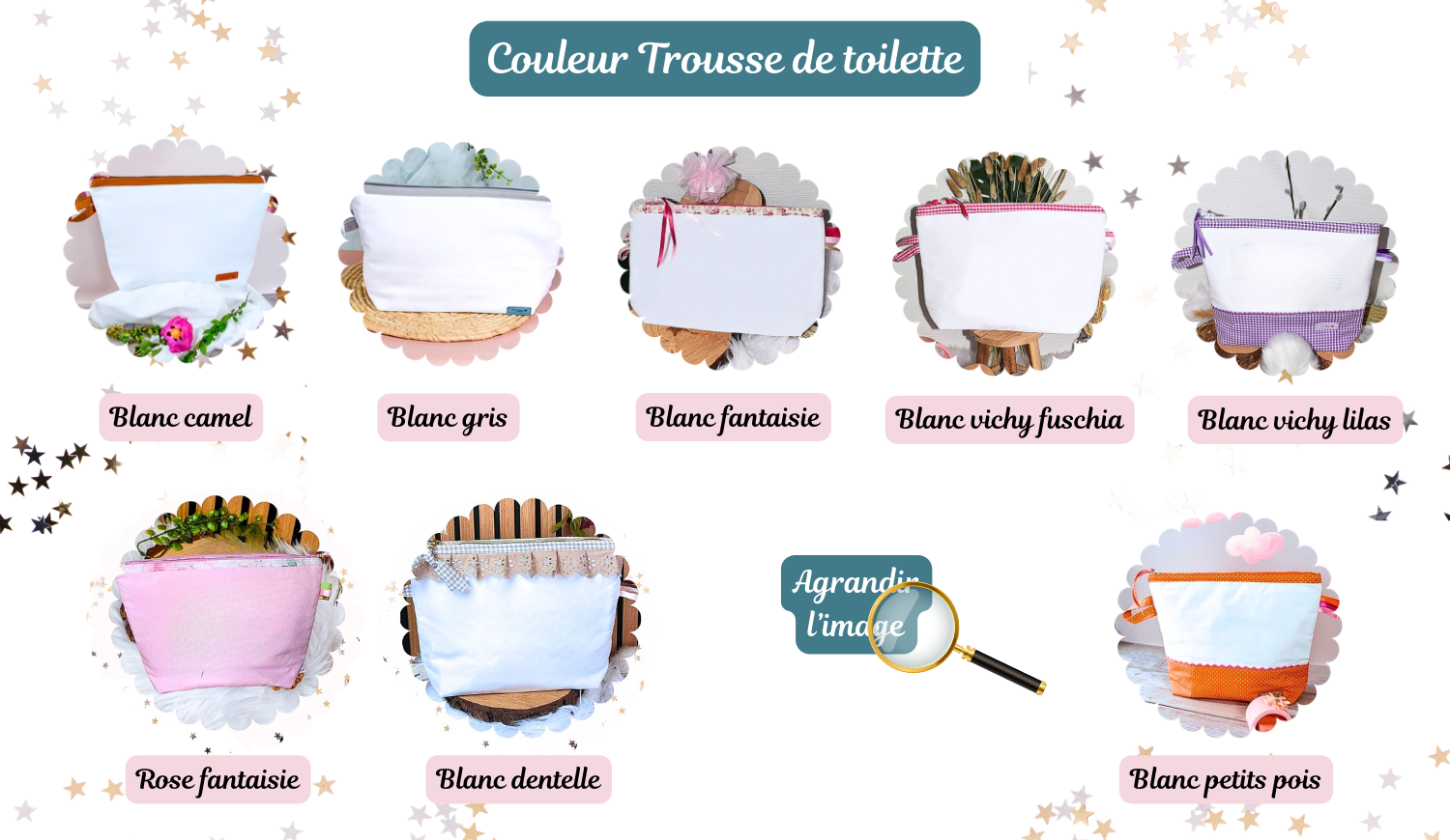 Couleur trousse de toilette