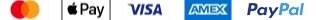 Mastercard, Apple Pay, Visa, American Express et PayPal