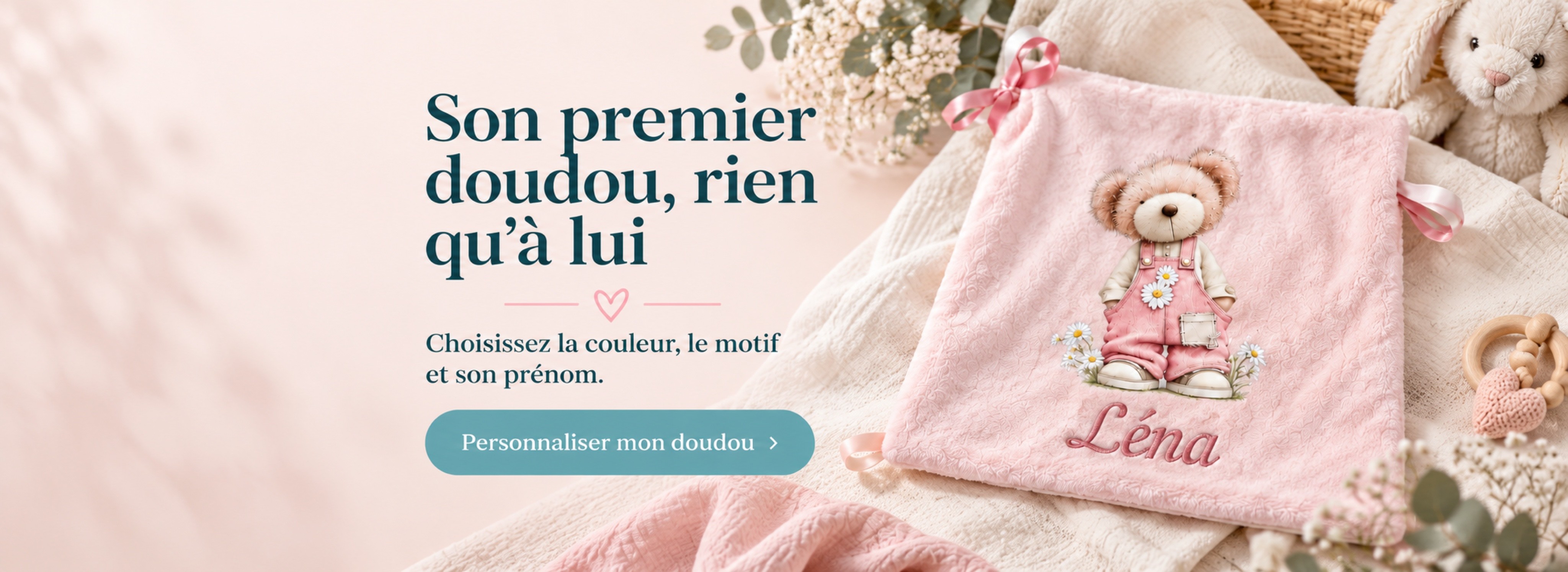 Son premier doudou, rien qu’à lui — Les Broderies de Betybab